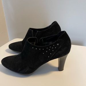 Aquatalia Suede Studded Accents Boots